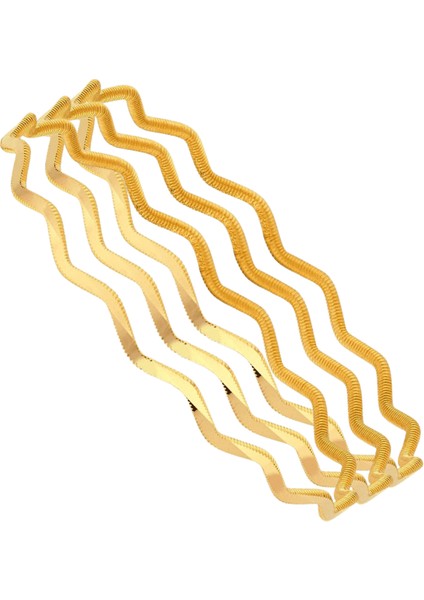 30 gr 22 Ayar Zigzag Ajda Bilezik ( 10GR x 3 Adet ) fiyatları