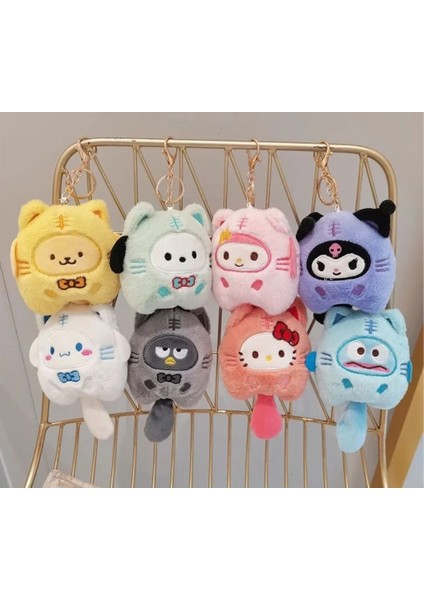 1 Adet Sevimli Sanrio Kawaii Peluş Bebek Araba Çanta Süsü Anahtarlık fiyatları