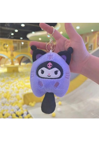 1 Adet Sevimli Sanrio Kawaii Peluş Bebek Araba Çanta Süsü Anahtarlık fırsatları