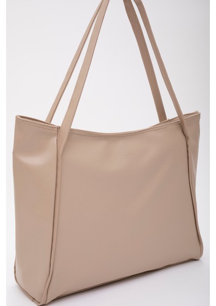 Vizon SHK90 Suni Deri Iç Bölmeli Fermuarlı El, Kol ve Omuz Shopper Çanta indirimleri