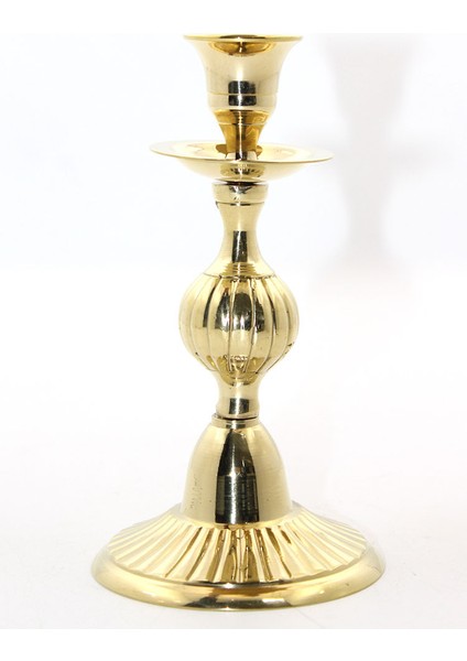 Tekli Pirinç Şamdan Model 3