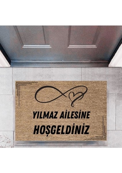Kapı Önü Paspası Dekoratif Dijital Baskı Kişiye Özel P-2503