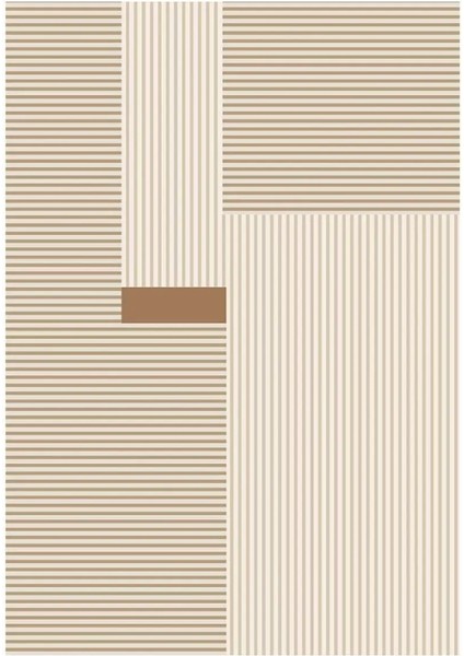 Dijital Kaymaz Yıkanabilir Modern Çizgili Salon Halısı Mutfak Halısı Koridor Halısı Halı Yolluk DC-4157 fiyatları