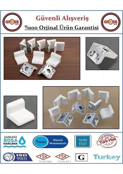 Mobilya Dolap Montaj Askı Elemanı - 10 Adet fiyatları