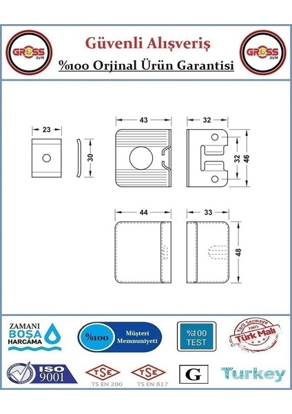 Mobilya Dolap Montaj Askı Elemanı - 10 Adet modelleri
