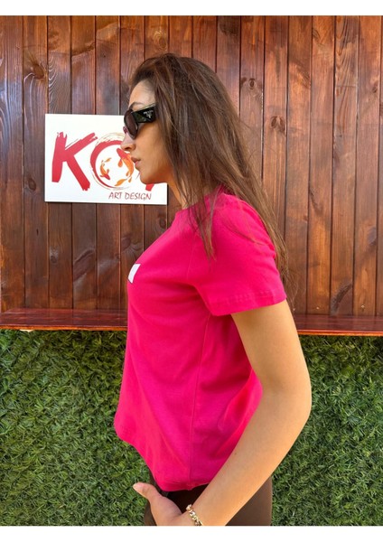 Born The Ride / Kadın Pembe Renk T-Shirt fırsatları