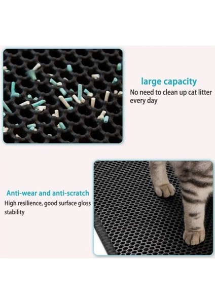 Kedi Tuvalet Paspası Kedi Kumu Paspası Elekli Kum Toplayıcı Kedi Halısı modelleri