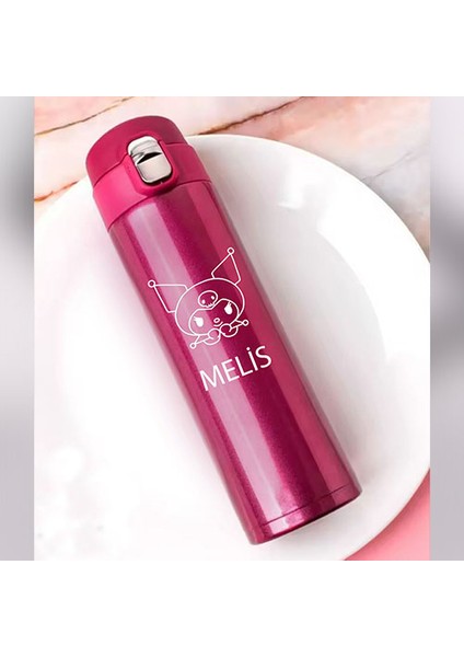 Kişiye Özel Lazer Baskılı 500ML Çelik Kuromi Baskılı Termos – Sızdırmaz, Vakumlu, Kilitli Kapak modelleri