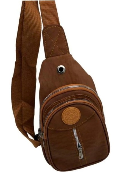 Unisex Krinkıl Kahverengi Çapraz Askılı ve Omuz Çanta modelleri