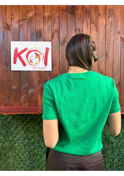 Balbazarr / Kadın Yeşil Renk T-Shirt fırsatları