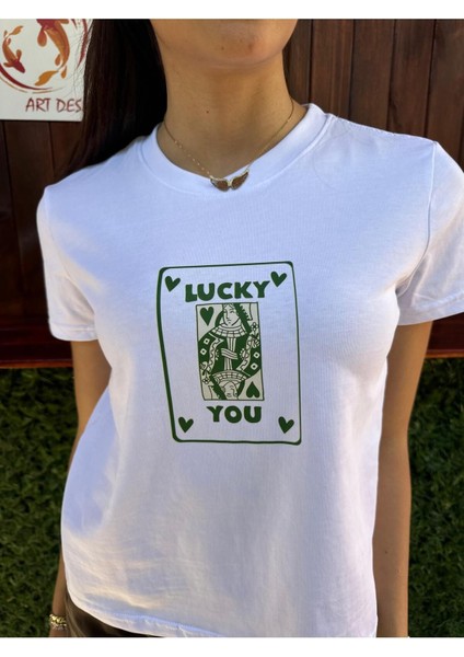 Lucky You Kadın T-Shirt fırsatları