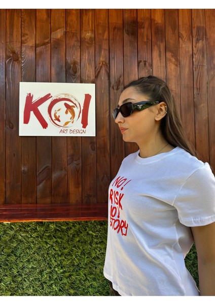 No Risk No Story Kadın T-Shirt fiyatları