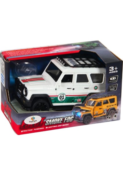 Işıklı Sesli Duman Çıkaran Sürtmeli Spor Jeep LDP-3A fiyatları