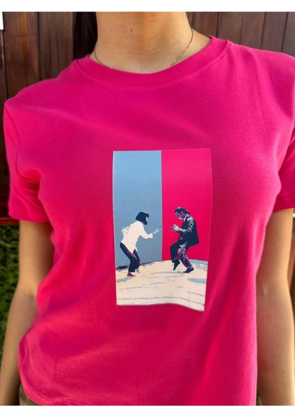 Dans / Kadın Pembe Renk T-Shirt