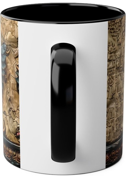 Antik Mısır Bastet Baskılı Kupa