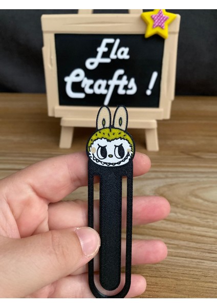 3D Labubulu Kitap Ayracı – Dekoratif ve Dayanıklı Okuma Ayracı, Özel Tasarım