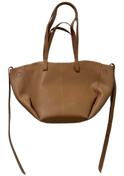 Polene Cyme Cüzdan Detaylı Çıt Çıt Kapamalı Kadın El ve Omuz Askılı Tote Çanta