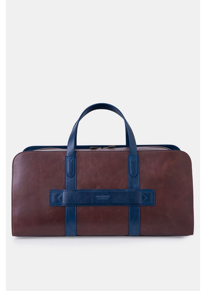 Leonard Hakiki Deri Unisex Askılı Seyahat Çantası modelleri