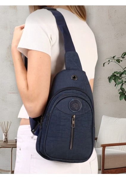 Unisex Krinkıl Lacivert Çapraz Askılı ve Omuz Çanta fiyatları