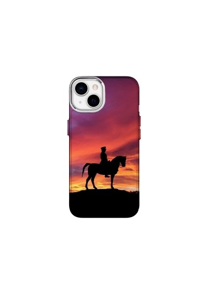 IPHONE 15 Özel Atatürk Tasarımlı Lüks Silikon Kılıf