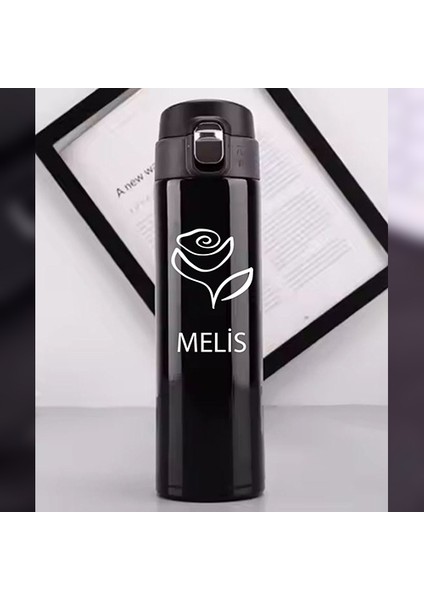 Kişiye Özel Lazer Baskılı 500ML Çelik Gül Baskılı Termos – Sızdırmaz, Vakumlu, Kilitli Kapak fiyatları