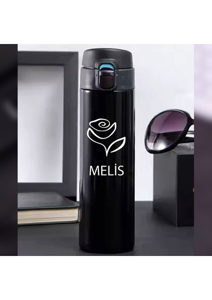 Kişiye Özel Lazer Baskılı 500ML Çelik Gül Baskılı Termos – Sızdırmaz, Vakumlu, Kilitli Kapak modelleri