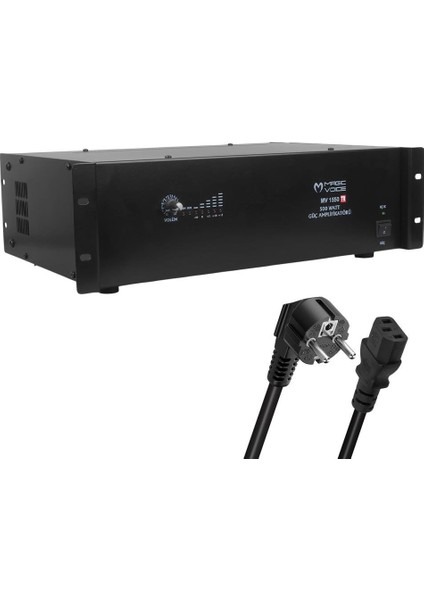 Magicvoice MV-1550 500 Watt 4-8 Ohm 100 Volt 19 Rack Hat Trafolu Power Anfi fiyatları