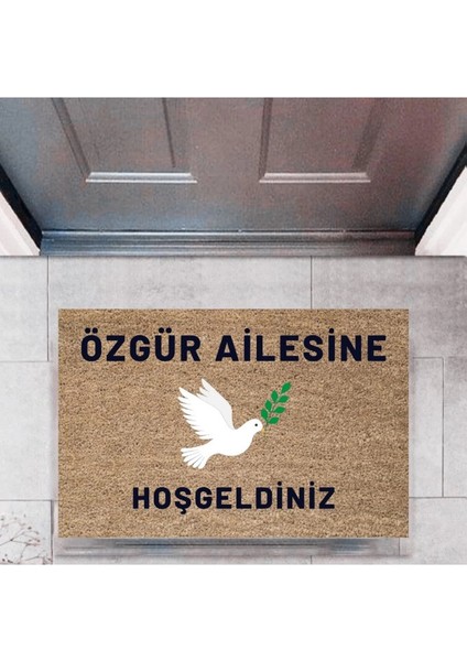 Kapı Önü Paspası Dekoratif Dijital Baskı Kişiye Özel P-2448