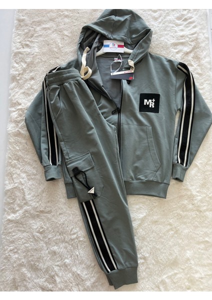 Fermuarlı Kapşonlu Erkek Ikili Takım