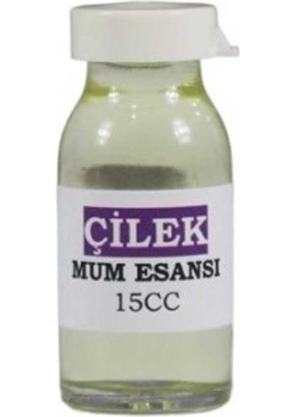 Mum Esansı (Mum Koku Aromaları ) 15 cc Çilek