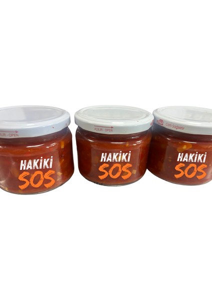 Hakiki Sos 330 ml Cam Kavanoz