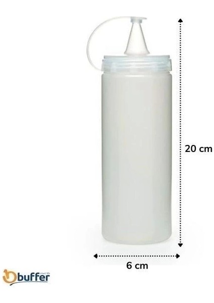 Şeffaf Kapaklı Sızdırmaz Yağlık Sosluk Şişesi Plastik Yağdanlık 400 ml AP-9028 fırsatları