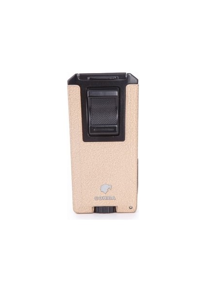 Çift Torch Pürmüz Gold - Siyah Metal Puro Çakmağı