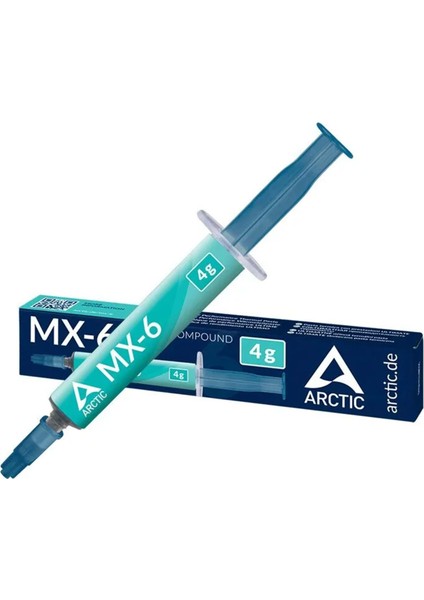 2 Adet Arctic Mx-6 Termal Macun 4 Gram 7.5W/MK ( Yüksek Performans )