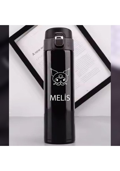 Kişiye Özel Lazer Baskılı 500ML Çelik Kuromi Baskılı Termos – Sızdırmaz, Vakumlu, Kilitli Kapak fiyatları