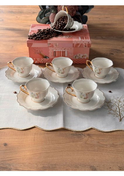 Ninova Türk Kahve Fincan Takımı 6kişilik 12 Parça fiyatları