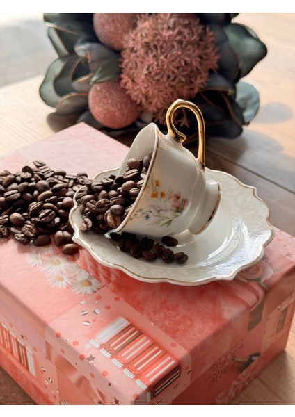 Ninova Türk Kahve Fincan Takımı 6kişilik 12 Parça fırsatları