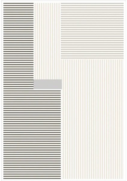 Dijital Kaymaz Yıkanabilir Modern Çizgili Gri Salon Halısı Mutfak Halısı Balkon Halısı Yolluk DC-4257 fiyatları