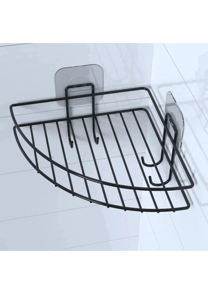 Yapışkanlı Banyo Köşeliği Kancalı Köşe Rafı Duş Şampuanlık Duvar Düzenleyici Organizer Raf modelleri