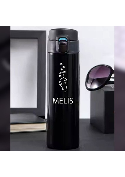 Kişiye Özel Lazer Baskılı 500ML Çelik Kedi Baskılı Termos – Sızdırmaz, Vakumlu, Kilitli Kapak modelleri