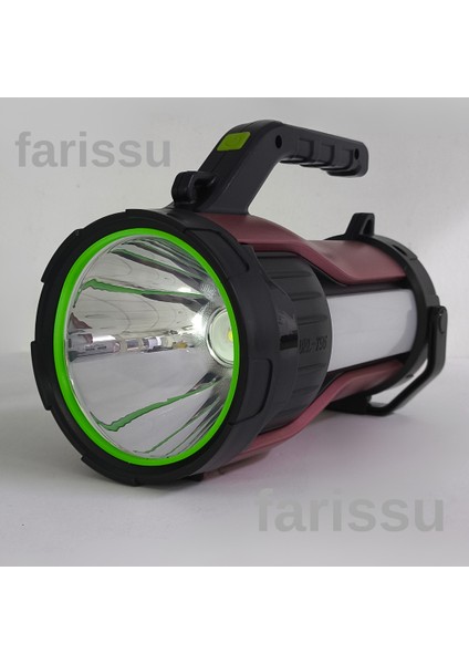 Güneş Enerjili, 7 Farklı Moda Sahip 10W LED Aydınlatma Solar Panelli Acil Durum El Feneri fiyatları