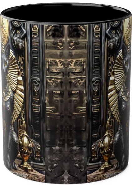 Antik Mısır Kedisi Tanrıça Bastet Baskılı Kupa fırsatları