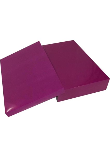 Komple Karton Kutu 26X40X7.5 cm (10 Adet) Mor