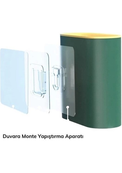 Duvara Monte Edilebilir Kapaklı Askılı Klozet Yumuşak Silikon Başlıklı Tuvalet Fırçası Seti fırsatları