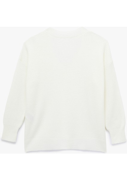 Uzun Kollu V Yaka Triko Kazak fiyatları