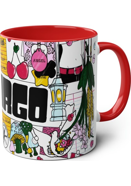 Başak Burcu Baskılı Kupa Bardak fiyatları