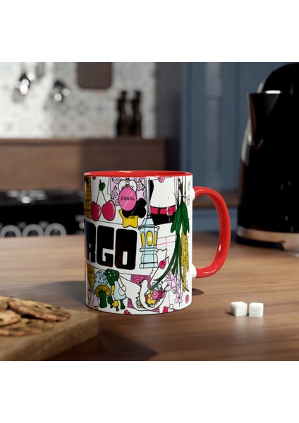 Başak Burcu Baskılı Kupa Bardak