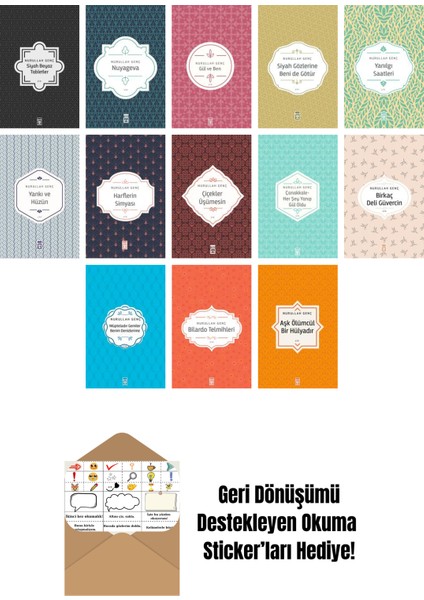 Nurullah Genç 13 Kitap Seti + Okuma Sticker'ları