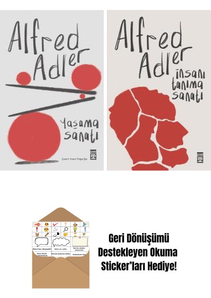Alfred Adler 2 Kitap Seti + Okuma Sticker'ları