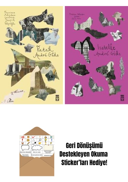 André Gide 2 Kitap Seti + Okuma Sticker'ları